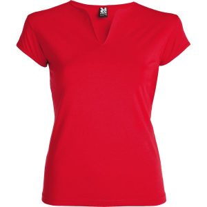 Koszulka Damska Belice. Czerwone bluzki ROLY, xl, bez wzorów, sportowe, bez kołnierzyka, bez ramiączek. Za 48,99 zł.