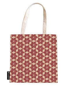 Paperblanks Torba "Hishi" w kolorze czerwonym na zakupy - 38 x 38 cm rozmiar: onesize. Czerwone shopper bag Paperblanks, bez wzorów, z bawełny, bez dodatków. Za 45,45 zł.