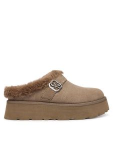 Guess Śniegowce FLFDOC ESU06 Brązowy. Brązowe buty zimowe Guess, z materiału, bez obcasa, bez zapięcia. Za 509,99 zł.