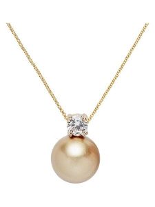 U.S. Polo Assn. Pozłacany naszyjnik z zawieszką - dł. 38 cm rozmiar: onesize. Brązowe naszyjniki U.S. Polo Assn., z kryształem, metalowe. Za 86,99 zł.