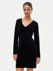 Vero Moda Sukienka koktajlowa Effie 10317001 Czarny Slim Fit. Czarne kombinezony Vero Moda, xl, bez wzorów, z syntetyku, wizytowe, bez kołnierzyka, bez ramiączek. Za 169,99 zł.