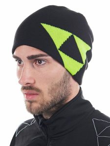 Fischer Czapka beanie w kolorze czarno-jaskrawozielonym rozmiar: onesize. Czarne czapki FISCHER, bez wzorów. Za 86,99 zł.