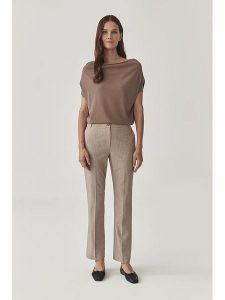 TATUUM Koszulka w kolorze brązowym rozmiar: S. Brązowe bluzki Tatuum, s, bez wzorów, bez kołnierzyka, bez ramiączek. Za 105,14 zł.