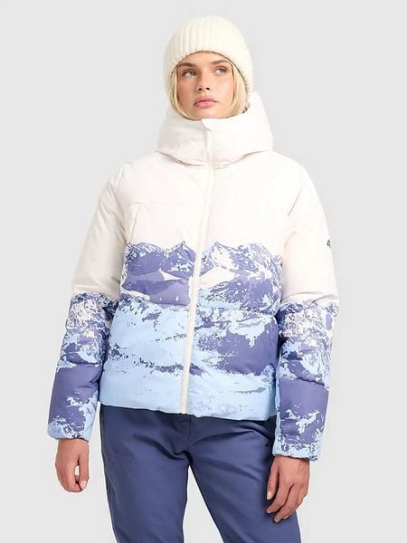 4F Kurtka narciarska w kolorze kremowym rozmiar: L. Brązowe kurtki sportowe 4f, l, bez wzorów, bez kaptura, narciarskie. Za 261,67 zł.