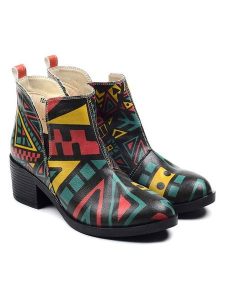 Goby Botki w kolorze czarnym ze wzorem rozmiar: 39. Czarne botki Goby, bez wzorów, z materiału, bez obcasa, bez zapięcia. Za 347,99 zł.