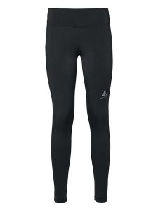 Odlo Legginsy "Essential Warm" w kolorze czarnym do biegania rozmiar: XL. Czarne legginsy sportowe ODLO, xl, bez wzorów, z materiału, do biegania. Za 105,38 zł.