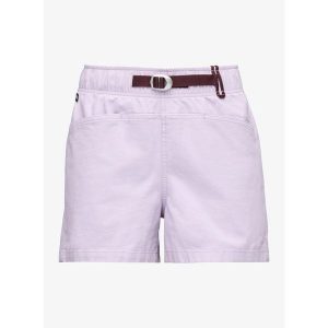 Spodenki wspinaczkowe damskie Black Diamond Ethos Shorts. Czerwone szorty Black Diamond, bez wzorów, sportowe. Za 193,99 zł.