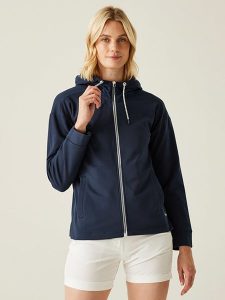 Regatta Bluza "Bayletta II" w kolorze granatowym rozmiar: 36. Niebieskie bluzy Regatta, bez wzorów, bez kaptura. Za 96,60 zł.