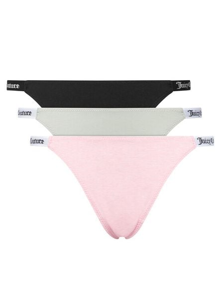 Juicy Couture Komplet stringów JCTTH225951 Kolorowy. Komplety bielizny Juicy Couture, bez wzorów, z bawełny. Za 109,99 zł.