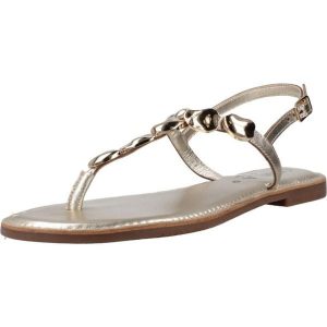 Sandały CARMELA 163293C Złoty. Żółte buty trekkingowe Carmela, ze skóry, bez zapięcia. Za 208,99 zł.