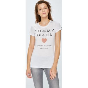 Tommy Jeans - Top. T-shirty marki Tommy Jeans. W wyprzedaży za 119,90 zł.