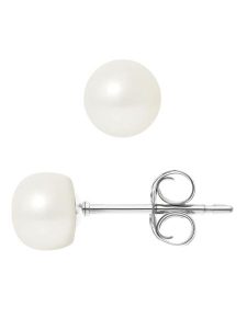 Pearl Addict Kolczyki-wkrętki z perłami w kolorze białym rozmiar: onesize. Białe kolczyki Pearl Addict, z perłą, złote. Za 260,99 zł.