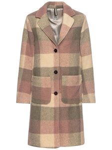 Camel Active Płaszcz przejściowy w kolorze kremowo-szaroróżowym rozmiar: 44. Brązowe płaszcze Camel Active, bez wzorów, z wełny, bez kaptura. Za 349,73 zł.