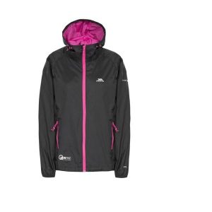 Kurtka damska Trespass Qikpac w kolorze czarnym. Czarne kurtki Trespass, bez wzorów, bez kaptura. Za 282,99 zł.