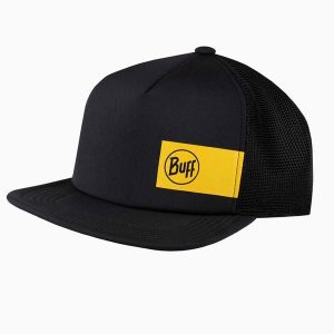 Czapka z daszkiem Explore Trucker Cap. Czarne czapki Buff, bez wzorów, klasyczne. Za 132,99 zł.