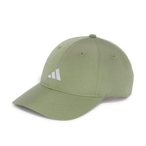 Czapka z daszkiem ADIDAS RUN ES CAP CC OSFM. Zielone czapki ADIDAS, bez wzorów, sportowe. Za 89,95 zł.