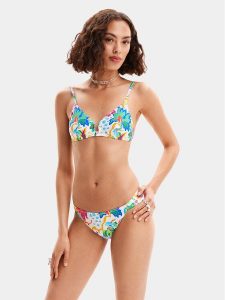 Desigual Dół od bikini Jungle 24SWMK11 Kolorowy. Bikini Desigual, bez wzorów, z syntetyku. Za 99,99 zł.