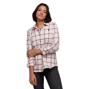 Koszula flanelowa Damska Black Diamond Serenity Flannel. Czerwone koszule Black Diamond, xl, bez wzorów, bez kołnierzyka, bez ramiączek. Za 326,50 zł.