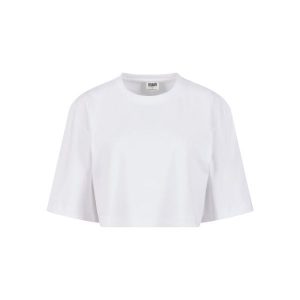 Damska koszulka z nadrukiem Urban Classics Heavy Organic. Białe koszulki sportowe Urban Classics, bez wzorów, z bawełny, bez ramiączek. Za 134,50 zł.