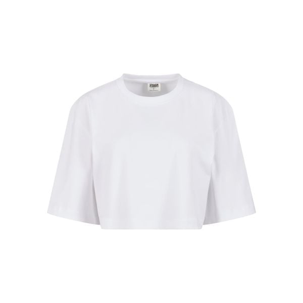 Damska koszulka z nadrukiem Urban Classics Heavy Organic. Białe koszulki sportowe Urban Classics, bez wzorów, z bawełny, bez ramiączek. Za 109,50 zł.