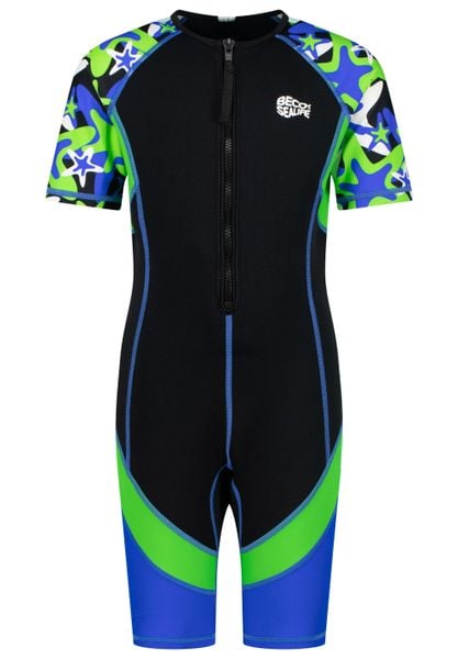 Beco -sealife Wetsuit Blue/green. Zielone kombinezony BECO, s, bez wzorów, z materiału, retro, bez kołnierzyka, bez ramiączek. Za 265,99 zł.