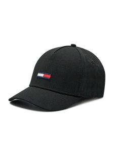 Tommy Jeans Czapka z daszkiem Tju Flag Cap AU0AU00843 Czarny. Czarne czapki Tommy Jeans, bez wzorów, z jeansu. Za 119,99 zł.