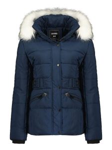 ANAPURNA Parka "Chestana" w kolorze granatowym rozmiar: XL. Niebieskie płaszcze ANAPURNA, xl, bez wzorów, bez kaptura. Za 237,73 zł.