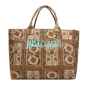 Torebka Just Cavalli. Shopper bag Just Cavalli, bez wzorów, bez dodatków. Za 669,99 zł.