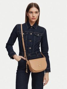 U.S. Polo Assn. Torebka BEUXT8791WVP Beżowy. Brązowe listonoszki U.S. Polo Assn., bez wzorów, ze skóry, bez dodatków. Za 114,99 zł.