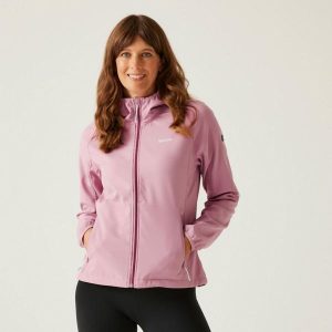 Regatta AREC III damska kurtka softshell. Czerwone kurtki Regatta, bez wzorów, z elastanu. Za 319,15 zł.