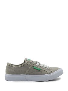 Benetton Sneakersy w kolorze oliwkowym rozmiar: 40. Brązowe trampki Benetton, bez wzorów, z materiału, bez zapięcia. Za 105,38 zł.
