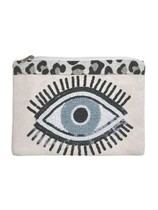 BLE Kopertówka w kolorze białym - 25 x 19 x 2 cm rozmiar: onesize. Białe torebki wieczorowe BLE, bez wzorów, z materiału, bez dodatków. Za 55,95 zł.