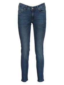 Mustang Dżinsy "Jasmin" - Skinny fit - w kolorze granatowym rozmiar: W26/L34. Niebieskie jeansy Mustang, z aplikacjami. Za 118,56 zł.