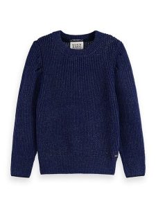 Scotch & Soda Sweter w kolorze granatowym rozmiar: M. Niebieskie swetry oversize Scotch & Soda, m, bez wzorów, ze splotem, bez ramiączek. Za 259,13 zł.