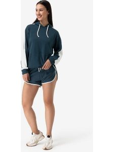 Super.natural Szorty dresowe "Biarritz" w kolorze morskim rozmiar: XL. Zielone szorty super.natural, bez wzorów, z dresówki. Za 132,95 zł.