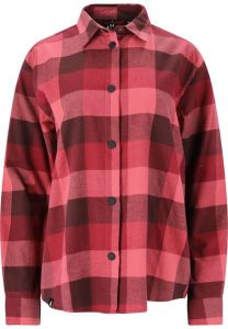 Koszula damska Whistler Riglet. Brązowe koszule WHISTLER, bez wzorów, z bawełny, bez kołnierzyka, bez ramiączek. Za 193,50 zł.