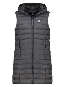 Canadian Peak Kamizelka pikowana "Vakitaleak" w kolorze antracytowym rozmiar: XXL. Czarne kamizelki Canadian Peak, xxl, bez wzorów, bez kołnierzyka, bez ramiączek, bez kaptura. Za 113,99 zł.