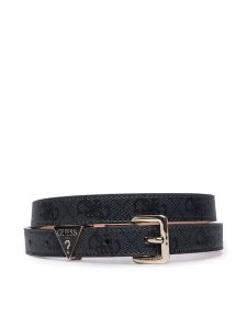 Guess Pasek BW9486 P6420 Czarny. Czarne paski Guess, z aplikacjami, ze skóry. Za 194,99 zł.