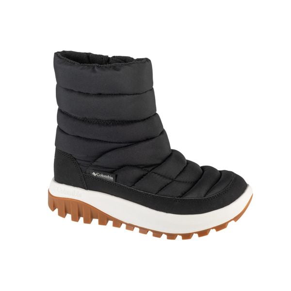 Buty zimowe damskie, Snowtrot Mid. Czarne buty trekkingowe Columbia, bez zapięcia. Za 379,99 zł.