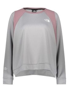 The North Face Bluza polarowa "Plus" w kolorze szaro-jasnoróżowym rozmiar: 3X. Różowe bluzy The North Face, bez wzorów, z materiału, bez kaptura. Za 149,31 zł.
