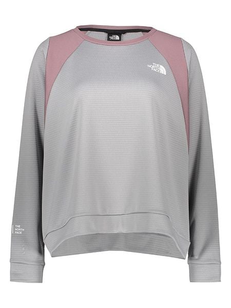 The North Face Bluza polarowa "Plus" w kolorze szaro-jasnoróżowym rozmiar: 3X. Różowe bluzy The North Face, bez wzorów, z materiału, bez kaptura. Za 148,96 zł.