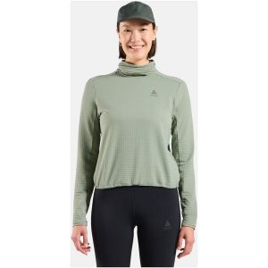Bluza bez kaptura Odlo Mid Layer ESSENTIAL THERMAL. Zielone bluzy ODLO, bez wzorów, bez kaptura. Za 319,99 zł.
