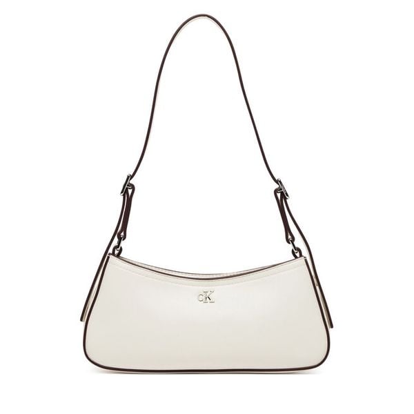 Torebka Calvin Klein. Białe torebki klasyczne Calvin Klein, bez wzorów, bez dodatków. Za 269,99 zł.