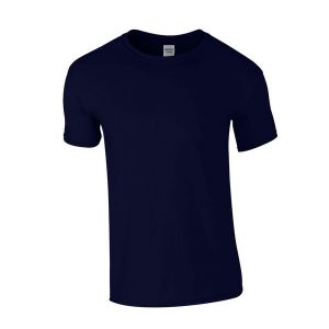 Koszulka Softstyle Dla Dorosłych Unisex. Niebieskie bluzki GILDAN, m, bez wzorów, sportowe, bez kołnierzyka, bez ramiączek. Za 29,99 zł.