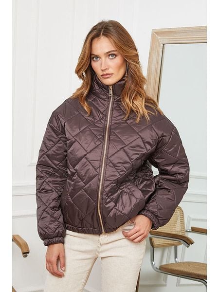 Joséfine Kurtka pikowana "Demi" w kolorze brązowym rozmiar: XL. Brązowe kurtki Joséfine, xl, bez wzorów, bez kaptura. Za 196,24 zł.