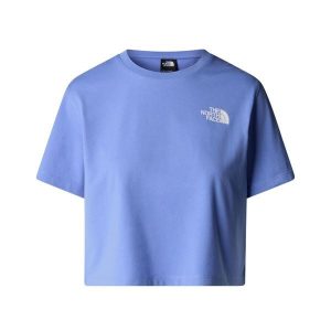 The North Face Koszulka Simple Dome Cropped Slim Nf0A87U40Yi. Niebieskie koszulki sportowe The North Face, bez wzorów, bez ramiączek. Za 100,99 zł.