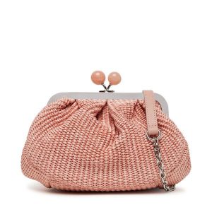 Torebka Weekend Max Mara. Czerwone torebki wieczorowe Weekend Max Mara, bez wzorów, bez dodatków. Za 499,99 zł.