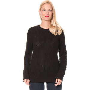 Sweter w kolorze czarnym. Czarne swetry klasyczne marki William de Faye, z kaszmiru, z okrągłym kołnierzem. W wyprzedaży za 136,95 zł.