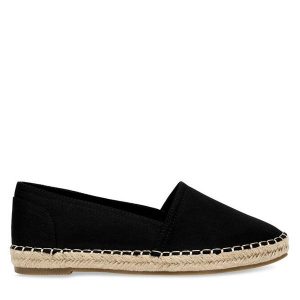 Espadryle Jenny Fairy. Czarne espadryle Jenny Fairy, bez wzorów, bez obcasa. Za 47,99 zł.