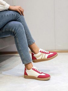 Sixth Sens Sneakersy w kolorze czerwono-jasnobrązowo-beżowym rozmiar: 36. Brązowe trampki Sixth Sens, bez wzorów, bez zapięcia. Za 96,60 zł.